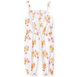 Janie and Jack Summer Orchid Floral Romper Sz 4